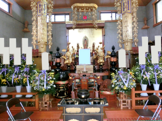 お寺葬の写真